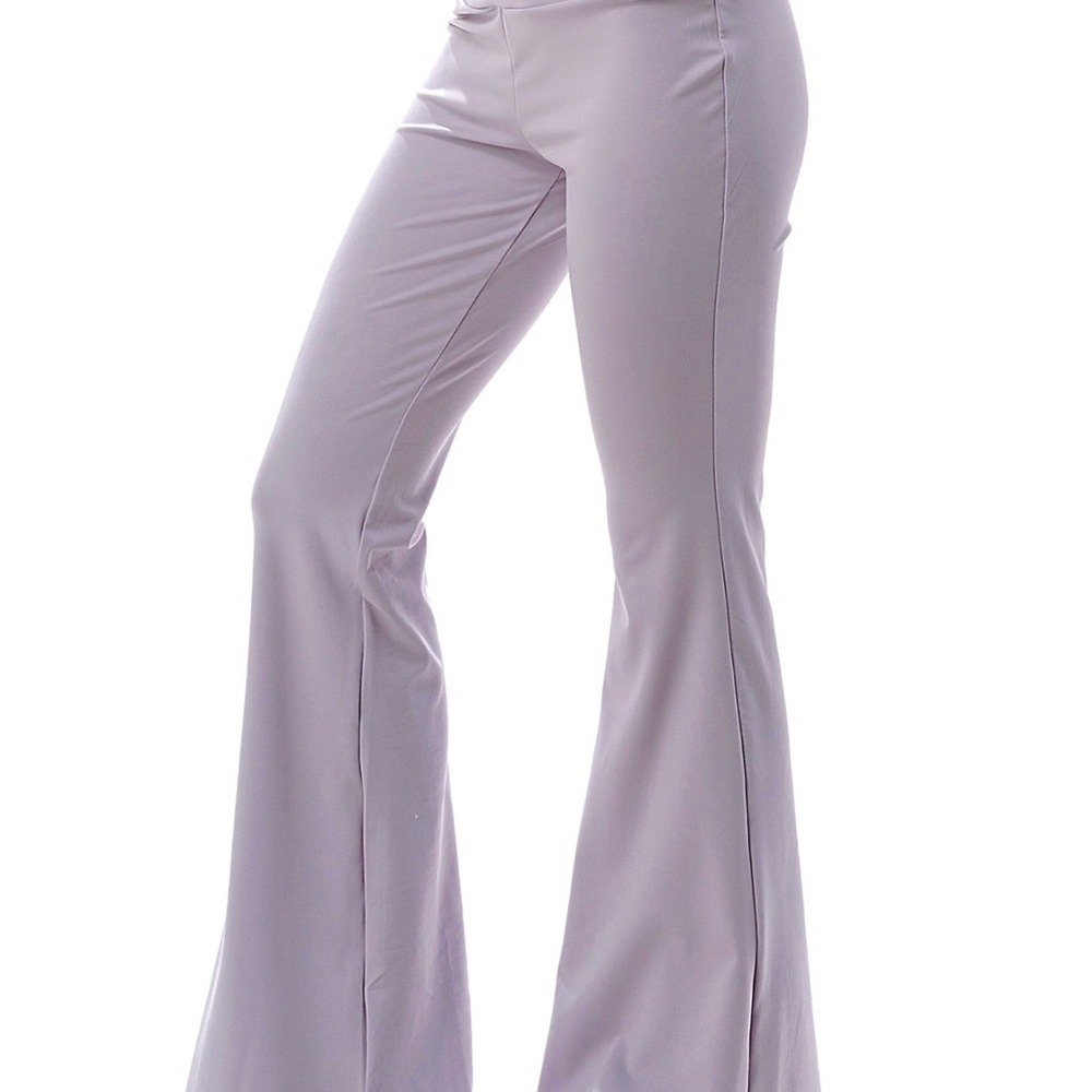 JVINI Women's Lavender Flare Pants